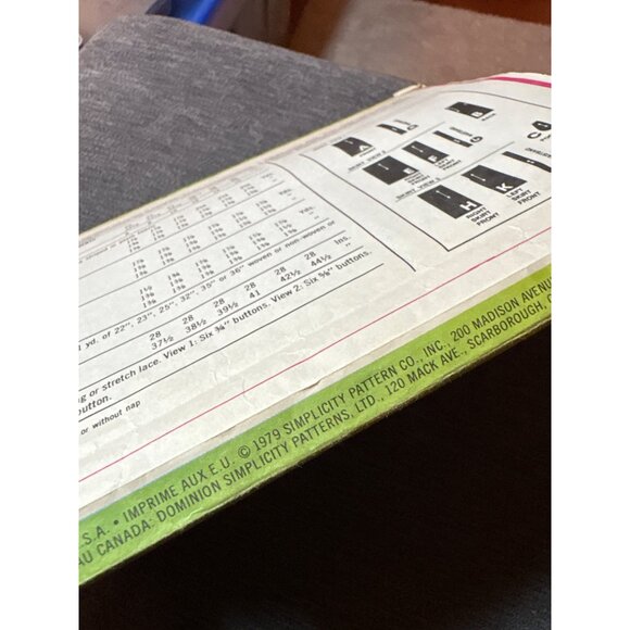 Vintage Simplicity 9001 Sewing Pattern Misses Skirt Size 6 8 Uncut 1979 - Picture 4 of 5